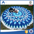 Indian Mandala Round Roundie Beach 100% Cotton Circle Towels With Low MOQ